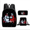 Among Us Hombre Lobo Espacial Mochila de Tres Piezas Periféricos de Juego Mochila para Estudiantes de Primaria y Secundaria Estuche para Lápices Bolso de Hombro Venta al por Mayor