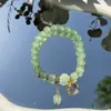Pulsera de Zirconia Rosa con Lazo 2024 Nuevo Diseño de Nicho de Lujo Ligero Exquisita Pulsera de Gama Alta Joyería Dulce