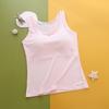 Camiseta colgante Anfeiya Ropa interior de desarrollo para niñas Estudiantes de secundaria y preparatoria Usar sin sujetador Chaleco largo fino de verano para niñas