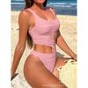 Yu Zhe 2025 Nuevo Traje de Baño de una Pieza Transfronterizo para Mujer Corte Europeo y Americano Sexy Traje de Baño Bikini para Mujer