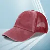Boné Respirável Lavável de Malha Transfronteiriço da Amazon com Bordado de Logotipo Personalizado e Chapéu de Sol Impresso para Mulheres ao Ar Livre