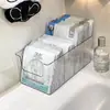 Divisor de Almacenamiento para Mascarillas Faciales Transparente de Gama Alta Compartimento para Productos de Cuidado de la Piel de Escritorio Estante de Almacenamiento Caja de Almacenamiento para Armario de Espejo de Baño