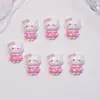 Sanrio Dibujos Animados Estilo Japonés Gato Kt Decoraciones para Uñas Resina DIY Pequeños Accesorios Pegamento en Crema Decoración de Uñas Portátil Pedrería