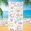 Toalla de Playa al por Mayor Transfronteriza Dibujo Animado Sanrio Toalla de Baño Absorbente para Niños Perro de Orejas Grandes Toalla de Playa de Secado Rápido