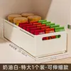 Caixa Organizadora de Armário, Cesta de Armazenamento Retrátil para Itens Diversos de Cozinha, Organizador de Lanches para Mesa, Caixa Organizadora Doméstica Tipo Gaveta
