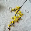 Simulação de Wintersweet ramos de Wintersweet arranjo de flores bonsai decoração todos os tipos de Wintersweet shopping center decoração interna e externa simulação de flor de ameixa