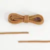 Cordones Kurokin Redondos de Algodón Puro Encauchutados 0.3cm Profesionales Altos y Bajos Adaptables para Exteriores Zapatos de Cuero Botas Martin