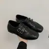 Zapatos planos de cuero estilo británico para mujer, nueva colección otoño 2026, Mary Janes increíblemente elegantes y populares, perfectos para ir al trabajo y para uso casual