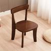 Silla Pequeña con Respaldo de Madera Maciza para Niños Taburete Bajo para Hogar Banco para Cambiarse los Zapatos Lavapiés para Adultos Jardín de Niños Habitación de Alquiler