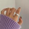 Nuevo Anillo de Amor Personalizado Estilo Coreano para Mujer, Anillo Dulce de Perla Moda Retro, Anillo de Dedo Índice Ins Elegante Tendencia