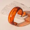 Pulsera Irregular de Resina con Ala Ancha, Estilo Maillard Retro de Moda, Pulsera Versátil, Joyería de Nicho de Alta Gama para Mujeres