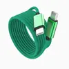 Cable de Datos Tipo-C Hecho a Medida Cable de Datos Pd Cable de Datos Doble-C Cable de Datos Trenzado Tipo-C Cable de Carga Rápida 60W