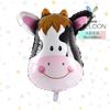 Globos de Papel de Aluminio con Cabeza de Animal de Dibujos Animados León Tigre Jirafa de la Selva Fiesta Temática de Animales Decoración de Cumpleaños Props