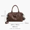 Bolsa de dumplings versátil de gran capacidad transfronteriza, bolso de hombro sencillo y relajado para el día a día, bolso cruzado vintage para mujer para comercio exterior, personalizable