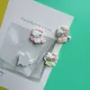 Dibujo Animado Linda Gatita Enfermera DIY Resina Hecho a Mano Pegamento de Crema Imán para Refrigerador Pasador Cuerda para el Cabello Parche Accesorios