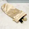 Bolsa de Satín con Cordón para Ropa Interior y Cosméticos, Bolsa de Almacenamiento de Seda, Bolsa con Cordón de Satín de Alta Gama para Pelucas, Bolsa de Satín de Imitación para Joyas y Coleccionables