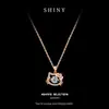 Plata de ley S925 moissanita gatito amor pez plata S925 este año adorable tigre collar inteligente colgante femenino cadena para la clavícula