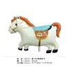 Globo de Película de Aluminio con Forma de Caballo Aristocrático de Color Mate Nuevo Transfronterizo, Globo para Decoración de Fiesta de Cumpleaños Infantil
