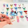 Marcadores de clip de papel de PVC, separadores de página médicos, artículos decorativos, clips de papel coloridos para manualidades, papelería para estudiantes, venta al por mayor para ventas transfronterizas