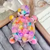 Tortuga de arena movediza líquida de dibujos animados Douyin caja sorpresa match-match jumbo linda frijol de leche tortuga de 10 colores adorno de macarrón
