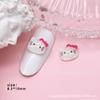Arte de Uñas Hello Kitty Dibujos Animados Joyería Estéreo Ciber Celebridad Mixto Resina Jalea Hielo Lindo Usar Calcomanía de Uñas Decoración