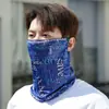 Protetor Solar de Verão Masculino e Feminino Proteção UV Viseira Respirável Máscara de Orelha Proteção de Pescoço Proteção de Pescoço Seda Gelada Ciclismo Outdoor Gola de Pescoço