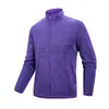 Jaqueta de fleece estilo casal Niaojia, jaqueta de fleece para atividades ao ar livre na primavera e outono, jaqueta cardigã com gola alta masculina e feminina