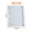 Pasta de armazenamento A4 com múltiplas especificações, com 4, 6, 10 compartimentos, sacos plásticos de folhas soltas em PVC, álbum de cartões, álbum de armazenamento de documentos