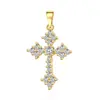 Joyas Explosivas Transfronterizas Europeas y Americanas Popular en Amazon Colgante de Collar de Cruz Microincrustado de Circonita Accesorios de Joyería