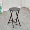 Taburete Plegable Silla de Comedor Doméstica Taburete Silla con Respaldo Silla de Entrenamiento Silla para Dormitorio de Estudiantes Silla de Computadora Sencilla Taburete Redondo Plegable