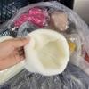 Chapéu extra grande atualizado, chapéu de malha para meninos e meninas, chapéu de lã solta de pele de coelho, outono e inverno. O novo chapéu frio faz o rosto parecer pequeno.