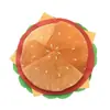 Sombrero de Hamburguesa para Influencer de Tiktok Chica Linda Foto Peculiar Gorro de Cabeza de Hamburguesa Ins Creativo Boina de Comida