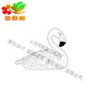 Artesanía de Resina Chen Jun Flamenco de PVC Souvenir Manualidades de Plástico Pastel Regalos Creativos Pequeños Adornos Accesorios