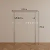 Estante de Exhibición de Acero Inoxidable Montado en la Pared para Tienda de Ropa, Perchero, Estante de Exhibición de Ropa para Tienda de Ropa Infantil, Estantes para Tienda de Ropa de Hombre y Mujer