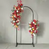 Nuevos Accesorios de Boda Soporte de Fondo de Arco Negro Soporte Creativo para Flores Adornos para el Área de Bienvenida Arco Estilo Bosque al Aire Libre