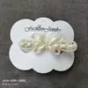 Nueva horquilla de perla para niña, pinza de pico de pato, pinza para el cabello rota, pinza de perla de una palabra, accesorios para el cabello, tamaño de barrido, regalo de empuje