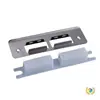 Cerradura de Pestillo Grueso de Acero Inoxidable Hecha a Medida, Accesorios para Cerradura de Puerta, Placa Guía del Cuerpo de la Cerradura, Placa de Pestillo Extendida para Puertas de Madera, Placa Tope