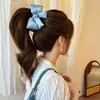 Gordito~Nuevo Estilo Otoño/Invierno Ins Dulce Satinado Tridimensional Lazo Grande Pinza para el Cabello Pinza para Cola de Caballo Accesorios para el Cabello Pinza Plátano