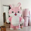 Disfraz Inflable de Dibujos Animados de Panda Gigante, Disfraz de Mono de Orejas Grandes, Disfraz de Papá Noel, Gorro de Conejo de Orejas Largas Capibara Oso Polar Muñeco