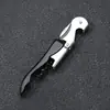 Sacacorchos de camarero, Abrebotellas multifuncional de acero inoxidable para vino y cerveza, Abrelatas para cocina y bar