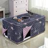 Nuevo Mantel para Mesa de Centro Cubierta para Mesa de Fuego Rectangular Grosor Extra Cubierta para Fuego Cubierta para Calentador Eléctrico Cubierta para Estufa Cubierta para Fuego Eléctrico