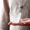 Juego de Cristalería para Cócteles Niebla de Rocío Helado, Decantador y Taza de Sake, Dispensador de Vino Estilo Japonés de Lujo Ligero, Copas de Vino Pequeñas, Copas de Vino Blanco