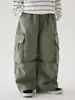 Pantalones largos casuales de corte recto y holgado para niño, estilos nuevos de primavera y otoño personalizados por el fabricante, con modernos bolsillos con cremallera y un diseño de ropa de trabajo
