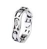 Anillo de pez pequeño de moda retro creativo anillo de plata tailandesa marea año tras año apertura de pez anillo de tiburón fabricantes
