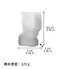 Molde de Silicone para Vela Perfumada em Formato de Filhote DIY Sabonete Artesanal Gesso Cola Argila Enfeites Decorativos