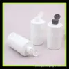 Frasco flip branco de 240ml frasco de limpador facial frasco de líquido para banho Frasco de loção 240ML frasco PET de abrir Frasco de loção