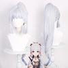 Kokomi Genshin Kamisato Ayaka Estilo de Peluca Personaje Cola de Caballo Única Genshin Anime Cosplay Anime Mismo Estilo