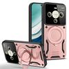 Adecuado para Funda de Teléfono Magnética Huawei Honor X70, Cubierta Protectora Anticaídas con Soporte Honor X9D, Funda Protectora Honor X9C