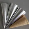 Empaque para hornear helado 00 charola de papel papel funda universal para cono de helado cono de huevo helado dorado plateado papel de aluminio individual Mai Taibao