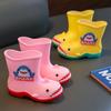 Botas de Lluvia Personalizadas de Tiburón de Dibujos Animados para Niños y Niñas, Botas de Lluvia Antideslizantes para Bebés para Niños y Niñas Pequeños, Zapatos Impermeables para Niños, Pegamento